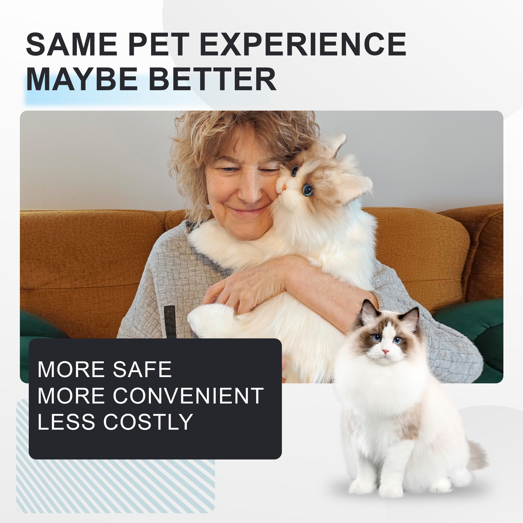 Percy Robot Cat – Interactive Weighted Comfort Toy