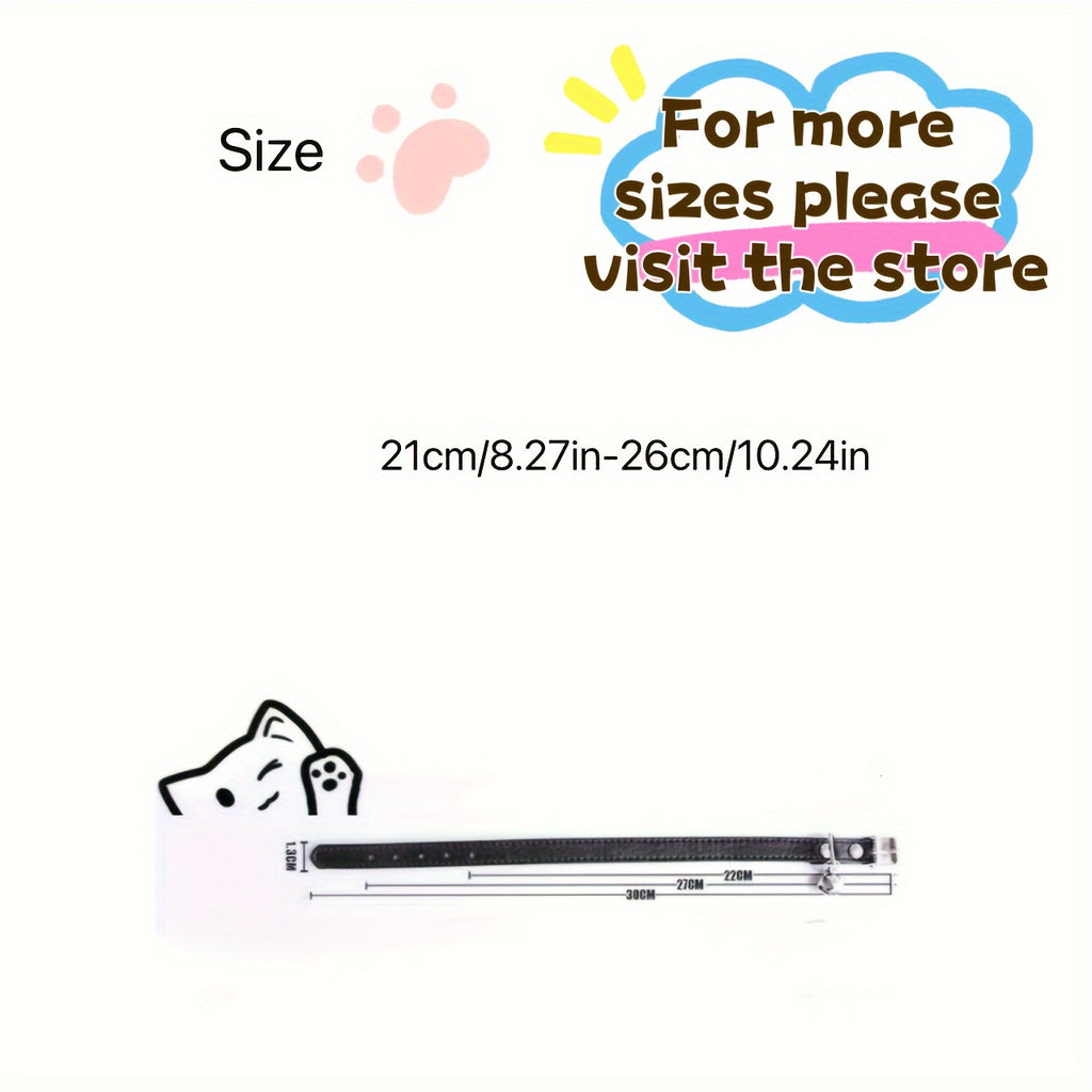 Halloween Pet Collar - Handcrafted Leather with Bell