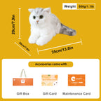 British Shorthair Cat – Realistic Plush for Women