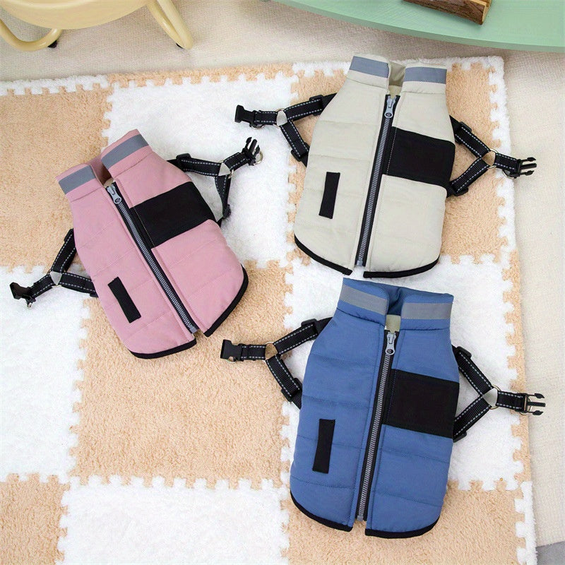 Dog Winter Jacket - Cozy Large Dog Cold Weather Coat