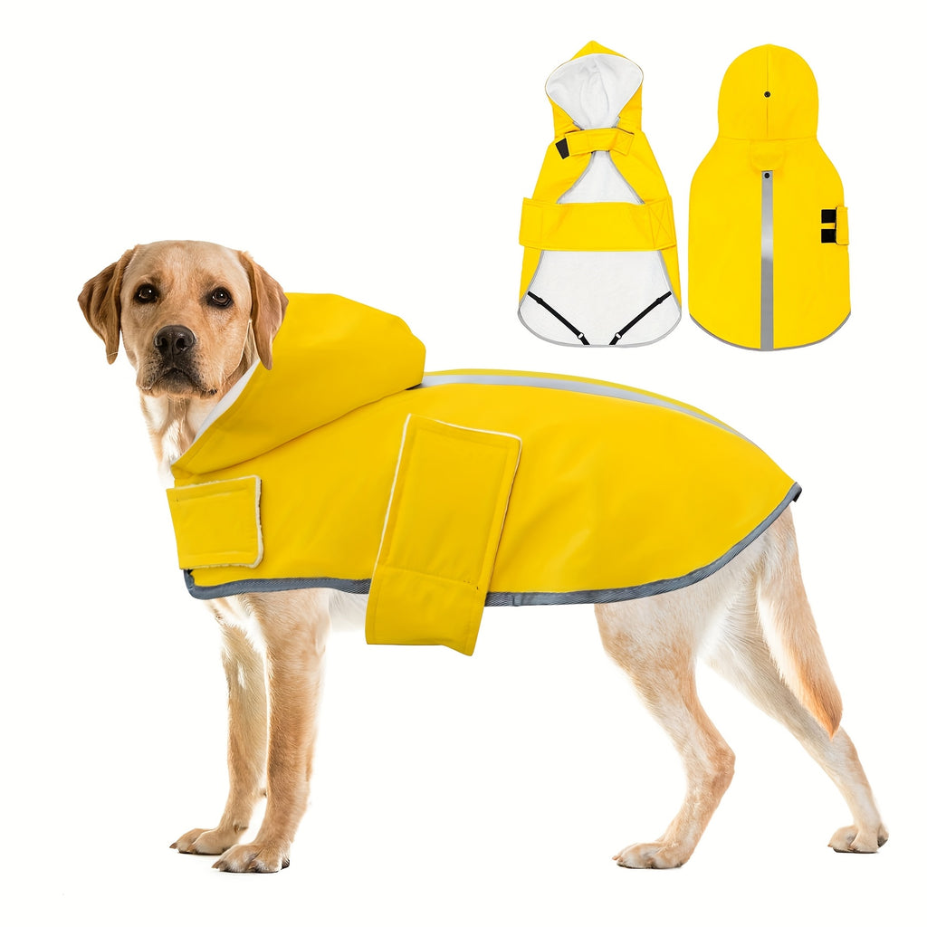 Dog Raincoat - Waterproof Reflective Coat