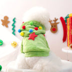 Christmas Dog Hoodie - Christmas Cat Sweater Pet Holiday Clothing