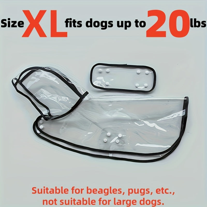 Pet Raincoat - Waterproof Dog & Cat Jacket Small