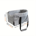 Pet Booster Seat Portable Dog Car Seat with Safety Harness