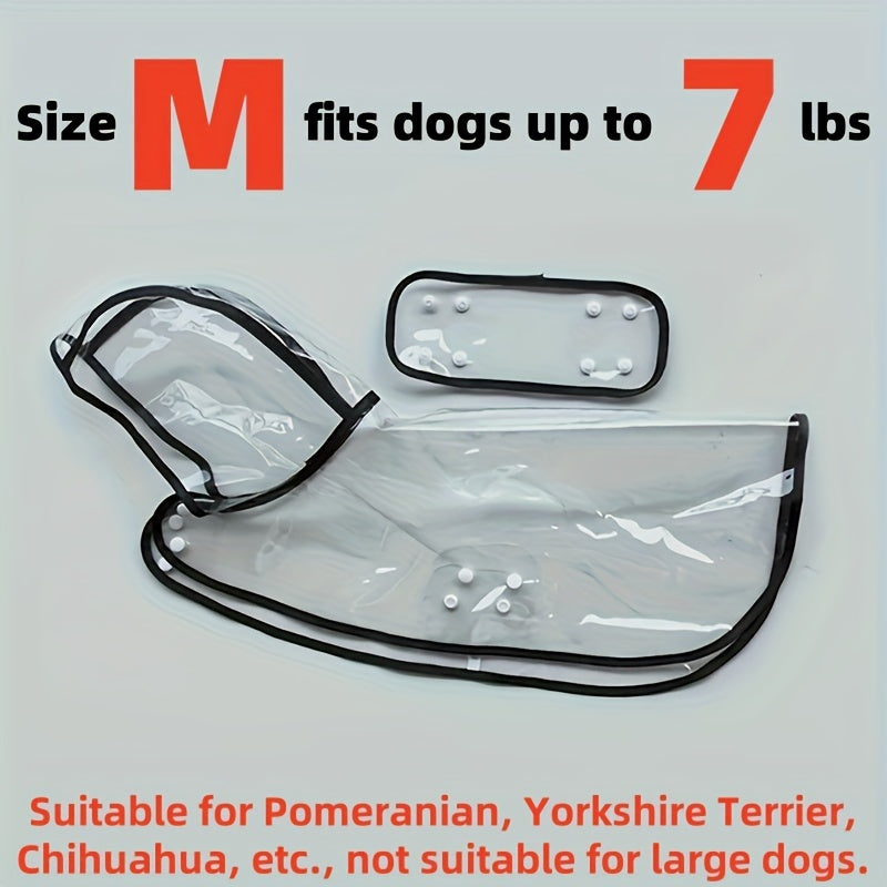 Pet Raincoat - Waterproof Dog & Cat Jacket Small