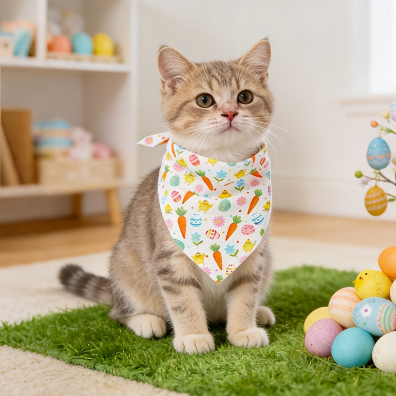 Easter Dog Bandanas - Easter Bunny Print - Spring Celebration