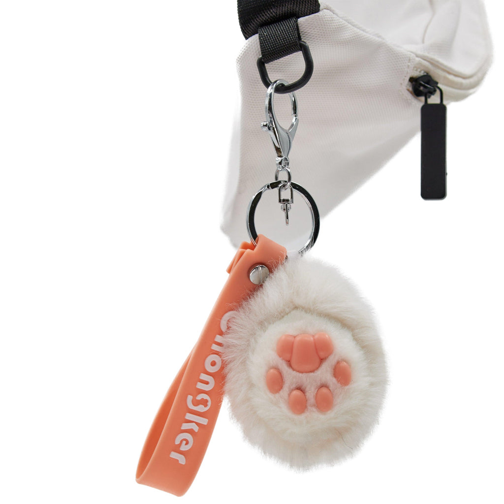 Cat Paw Keychain – Fluffy Cute Charm for Girls & Bags