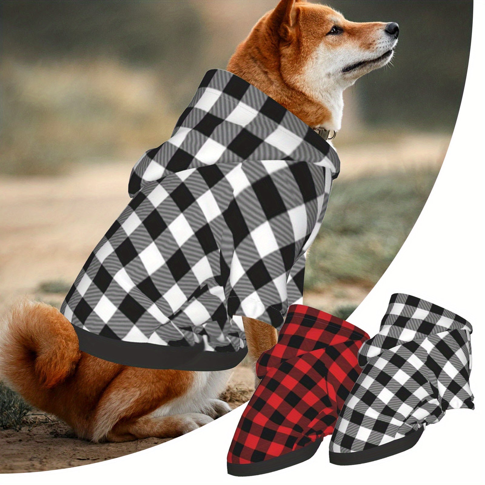 Dog Clothing Large Breed - Checkered Outfits Accessories