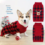Dog Sweaters - Soft Warm Knit Reindeer Design