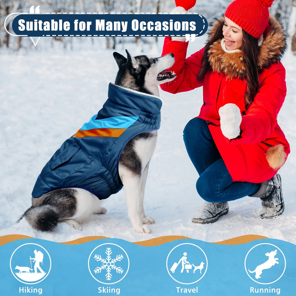 Winter Dog Coat - Heavy-Duty Soft Shell Jacket