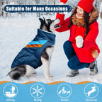 Winter Dog Coat - Heavy-Duty Soft Shell Jacket
