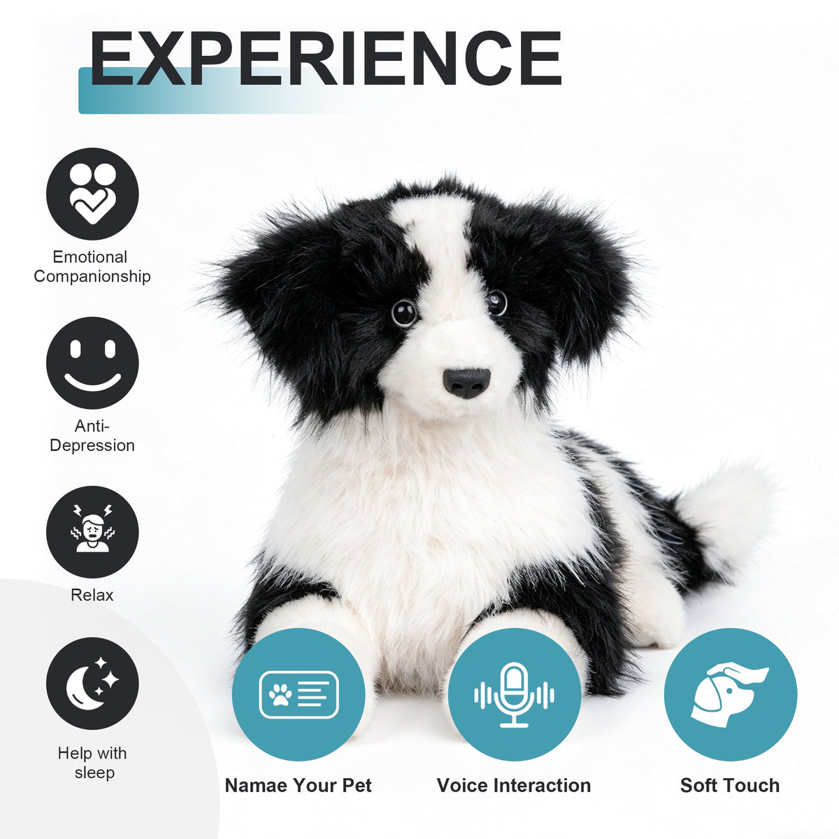 Percy Robot Cat – Interactive Weighted Comfort Toy