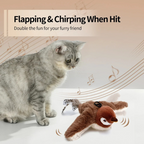 Flapping Bird Cat Toy – Interactive Catnip Plush