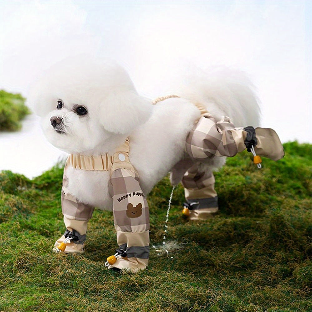 Reflective Dog Jumpsuit - Adjustable Anti-Slip Pants