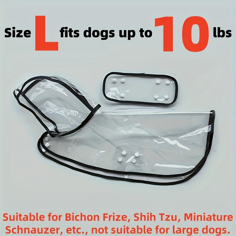 Pet Raincoat - Waterproof Dog & Cat Jacket Small