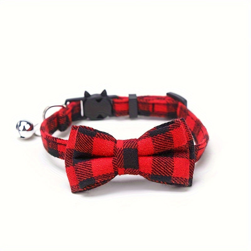 Adjustable Bow Tie Cat Collar – Stylish & Comfortable Breakaway Design