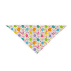 Pet Easter Egg Print Bandana for Small Dogs & Cats - Soft Breathable Triangle Collar Scarf with Adjustable Rope Tie, Easter Egg Pattern Suitable for Puppies, Kittens, Spring Festival Accessory, for Small to Medium Dogs