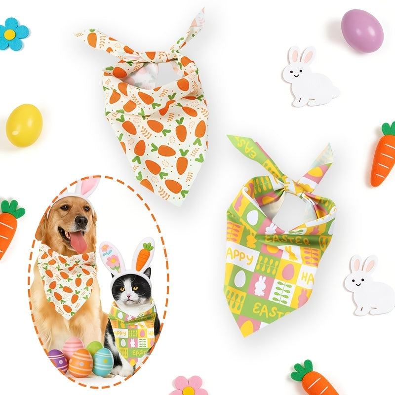 Easter Dog Bandanas - Trendy Easter Design