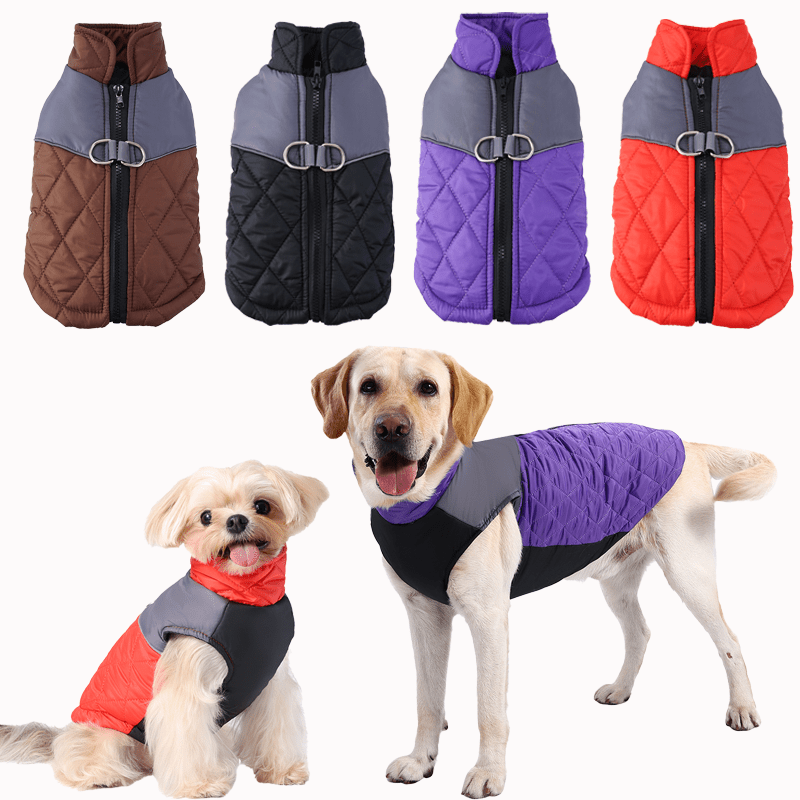 Dog Jacket - Warm Coat for Small Medium Breeds
