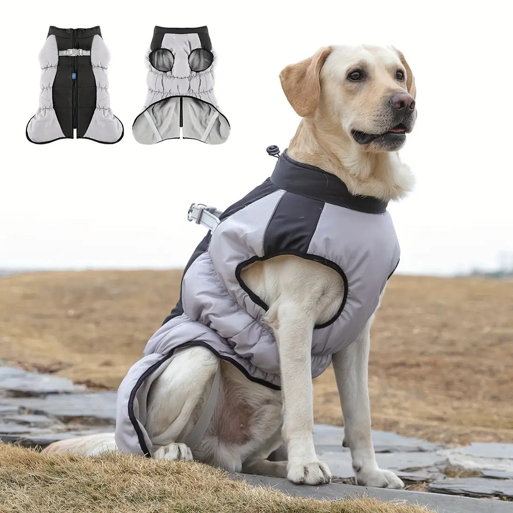 Dog Winter Jacket - Windproof Large Pink