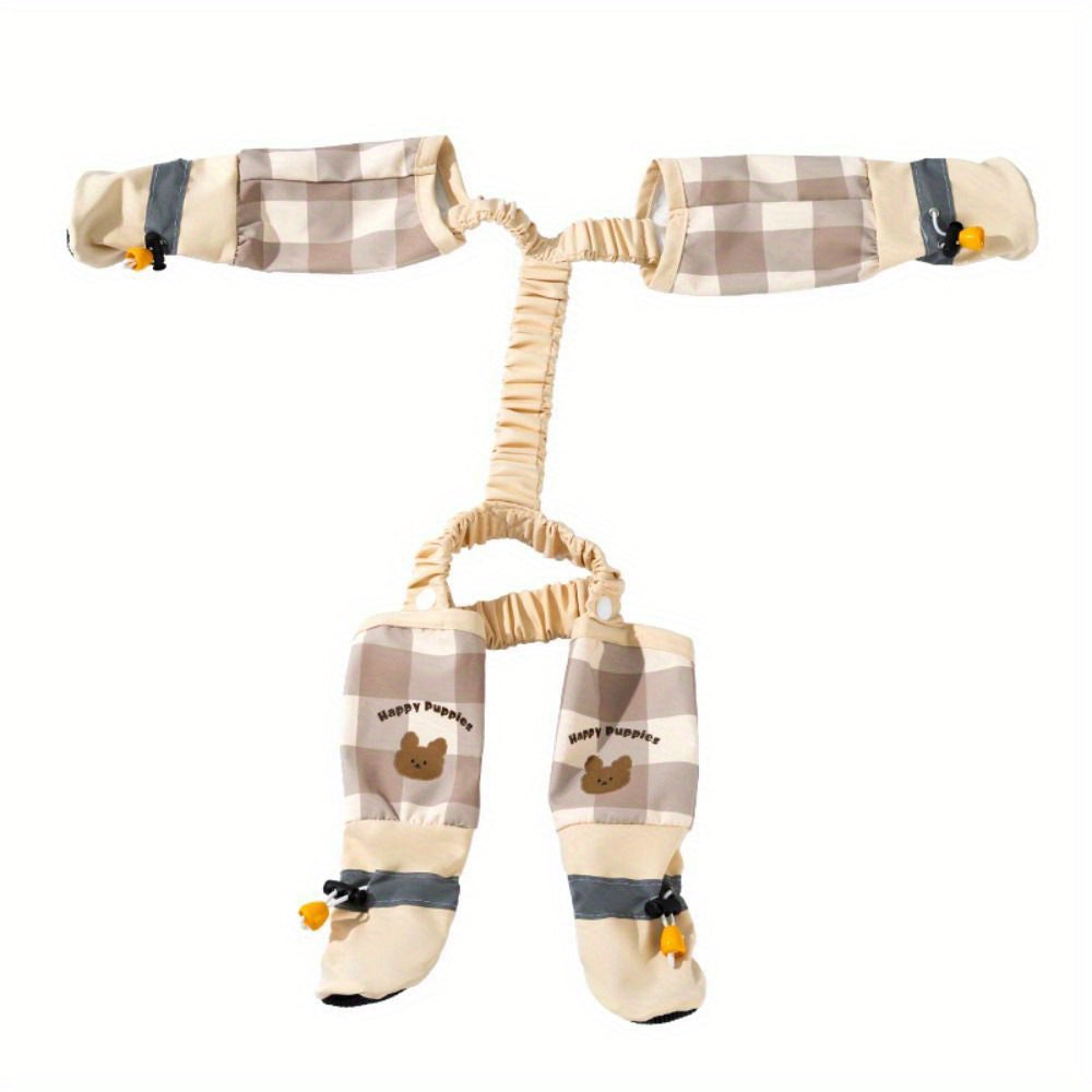 Reflective Dog Jumpsuit - Adjustable Anti-Slip Pants