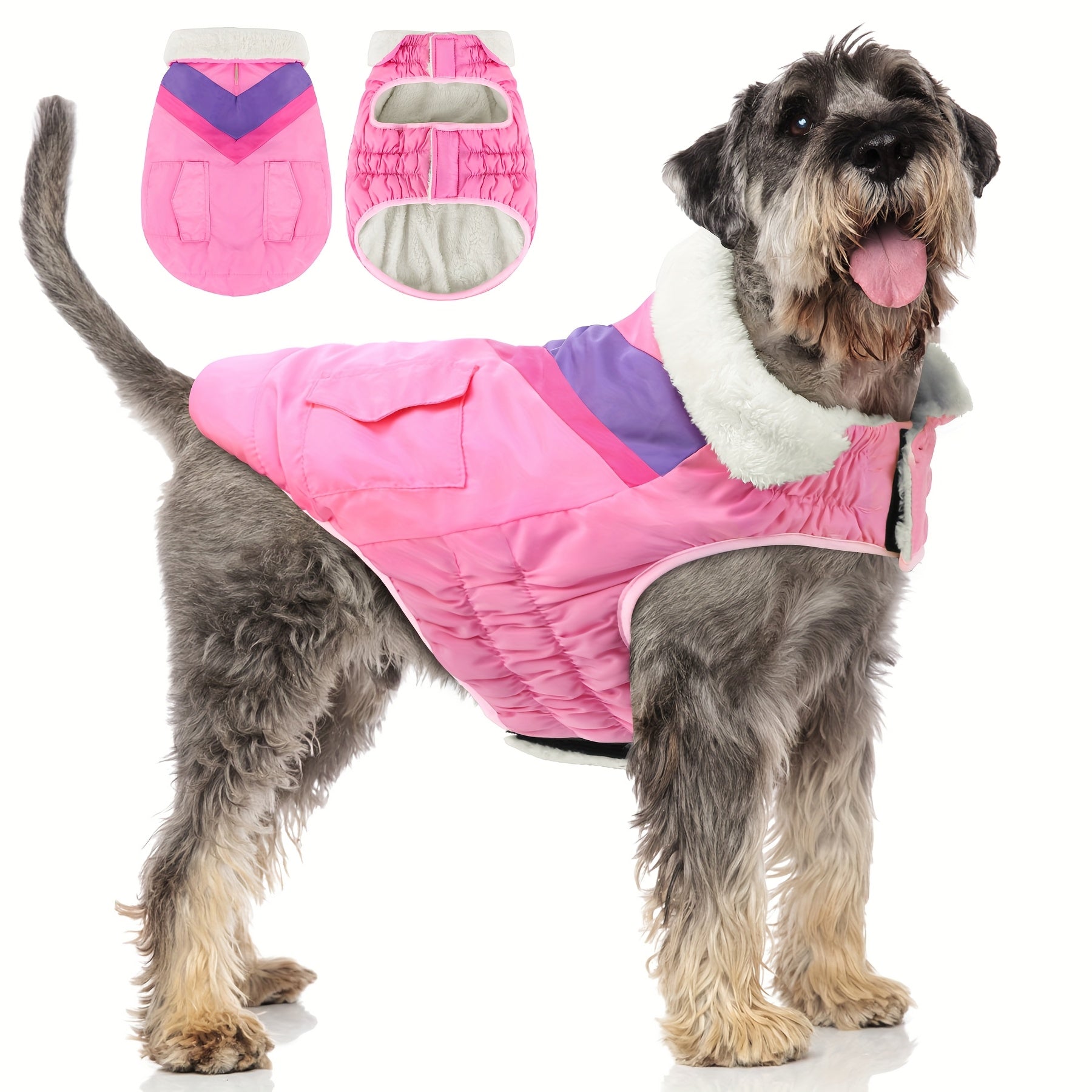 Winter Dog Coat - Heavy-Duty Soft Shell Jacket