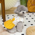 Easter Dog Clothes - Bunny Print Dress for Small Female Dogs