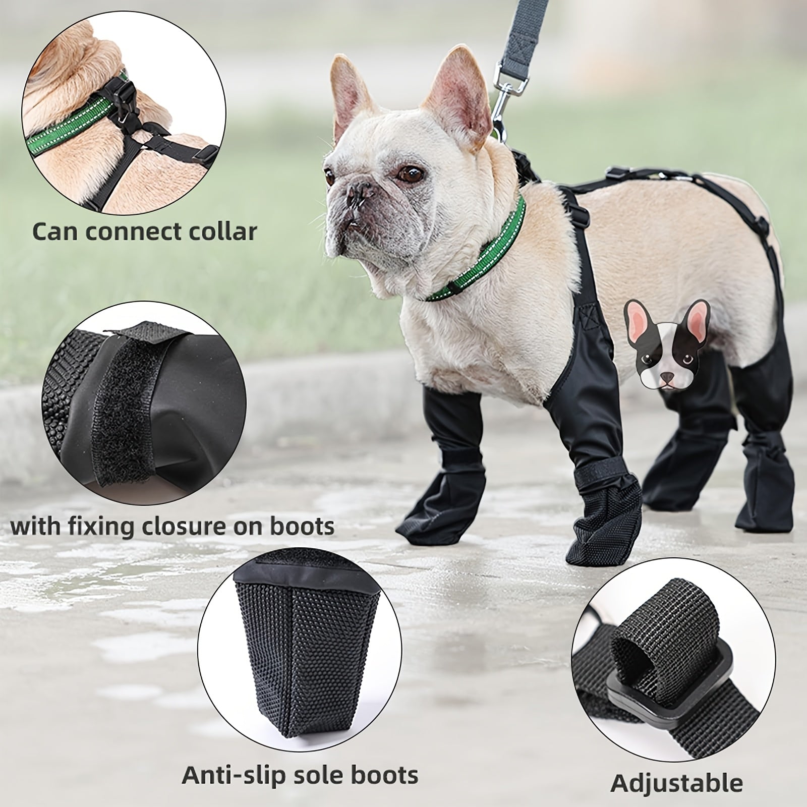 Dog Boots - Hiking Waterproof Nonslip Shoes