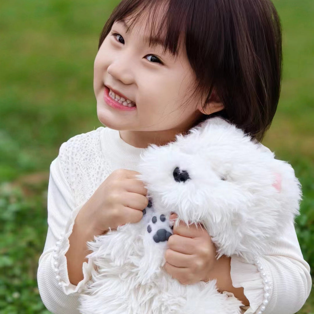 Westie Dog Backpack – Plush Bag for Girls & Puppy Lovers