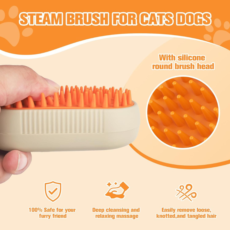 GroomBrush-The All-in-One Pet Gromming Mist Brush