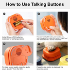 MEWOOFUN Dog Talking Buttons for Pet Communication Toy