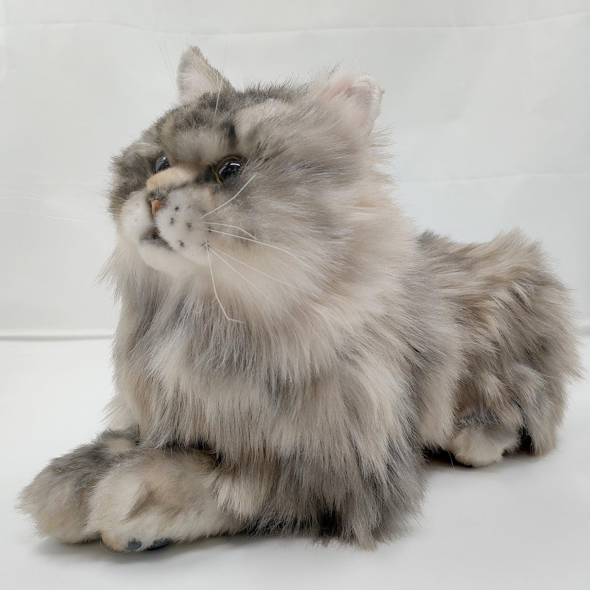 Plush Grey and Black Cat MADE-TO-ORDER