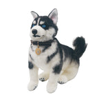 Husky Plush – Realistic Dog Toy Gift for Pet Lovers