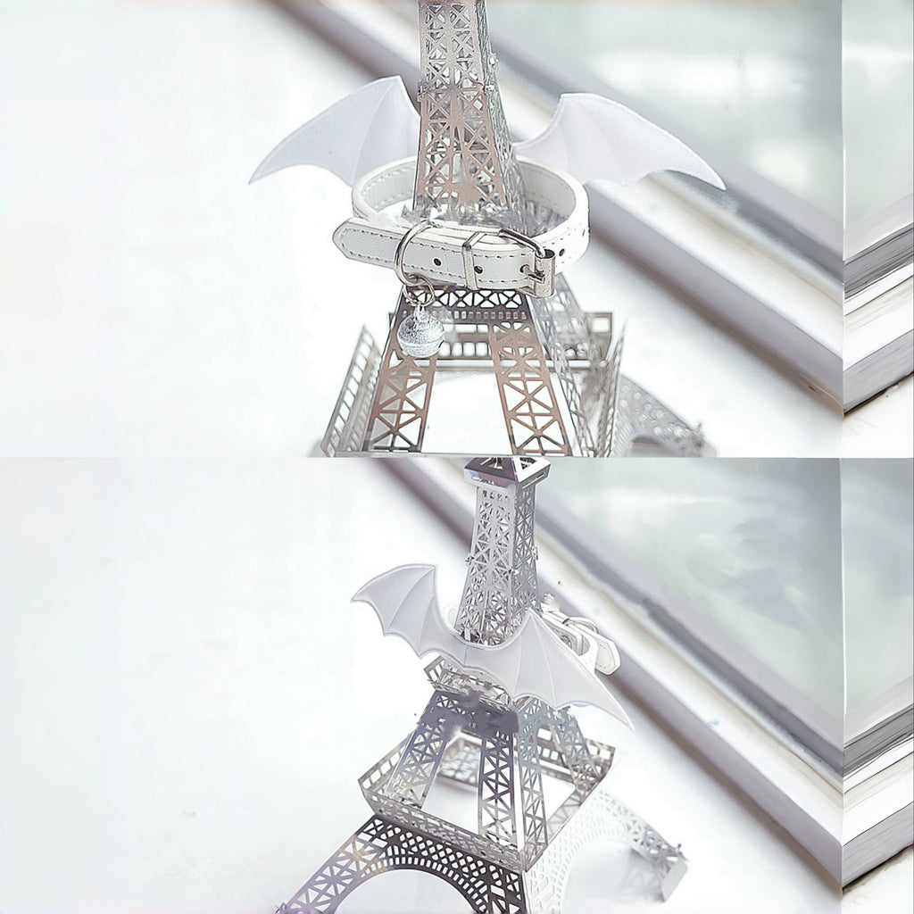 Halloween Pet Collar - Handcrafted Leather with Bell