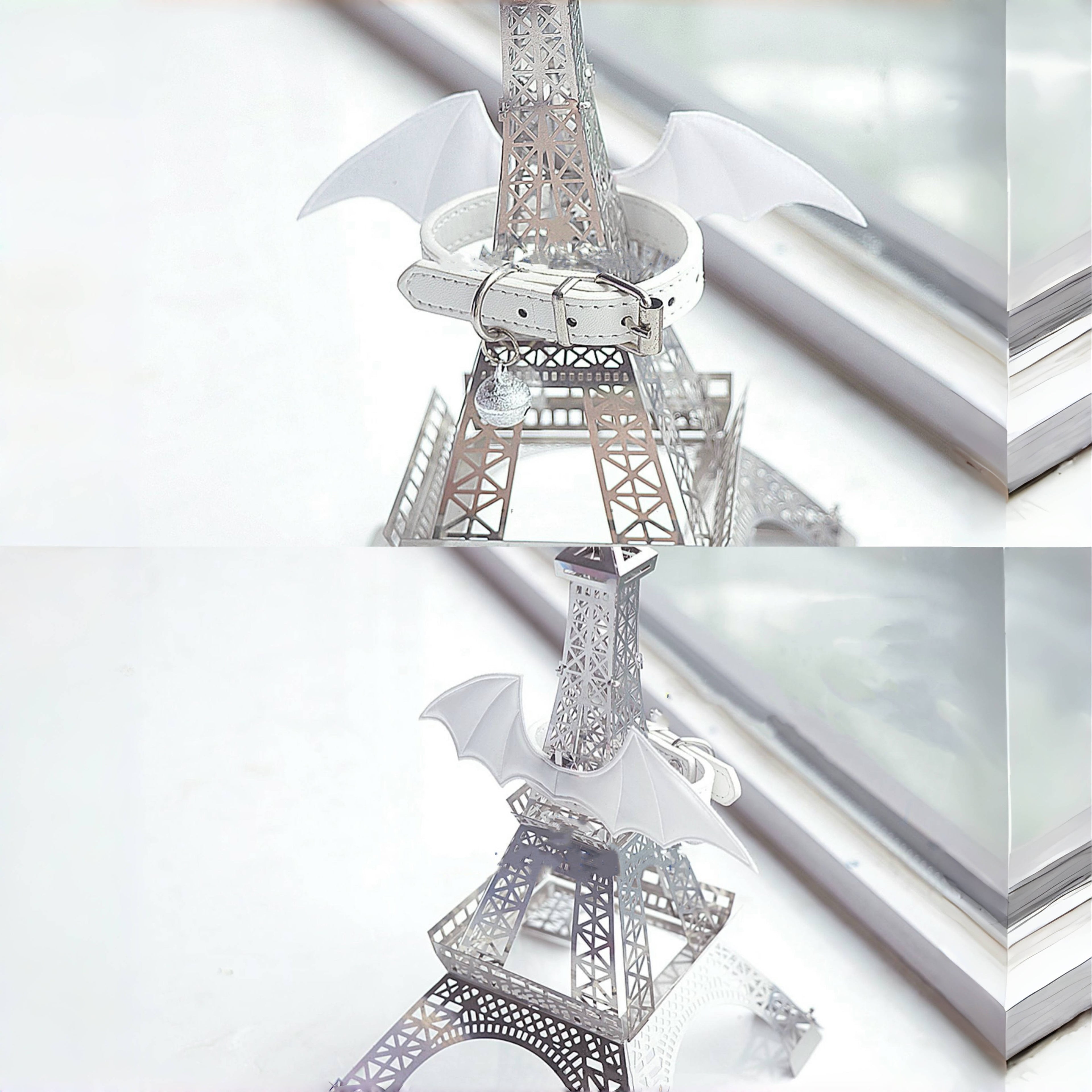 Halloween Pet Collar - Handcrafted Leather with Bell