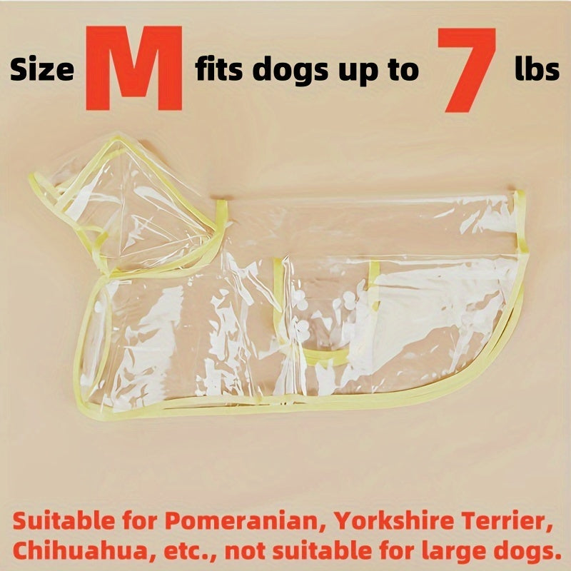 Pet Raincoat - Waterproof Dog & Cat Jacket Small