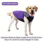 Dog Jacket - Warm Coat for Small Medium Breeds