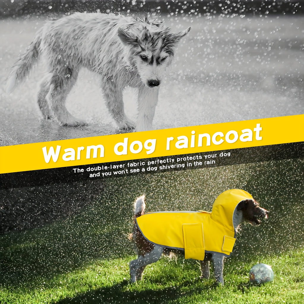 Dog Raincoat - Waterproof Reflective Coat