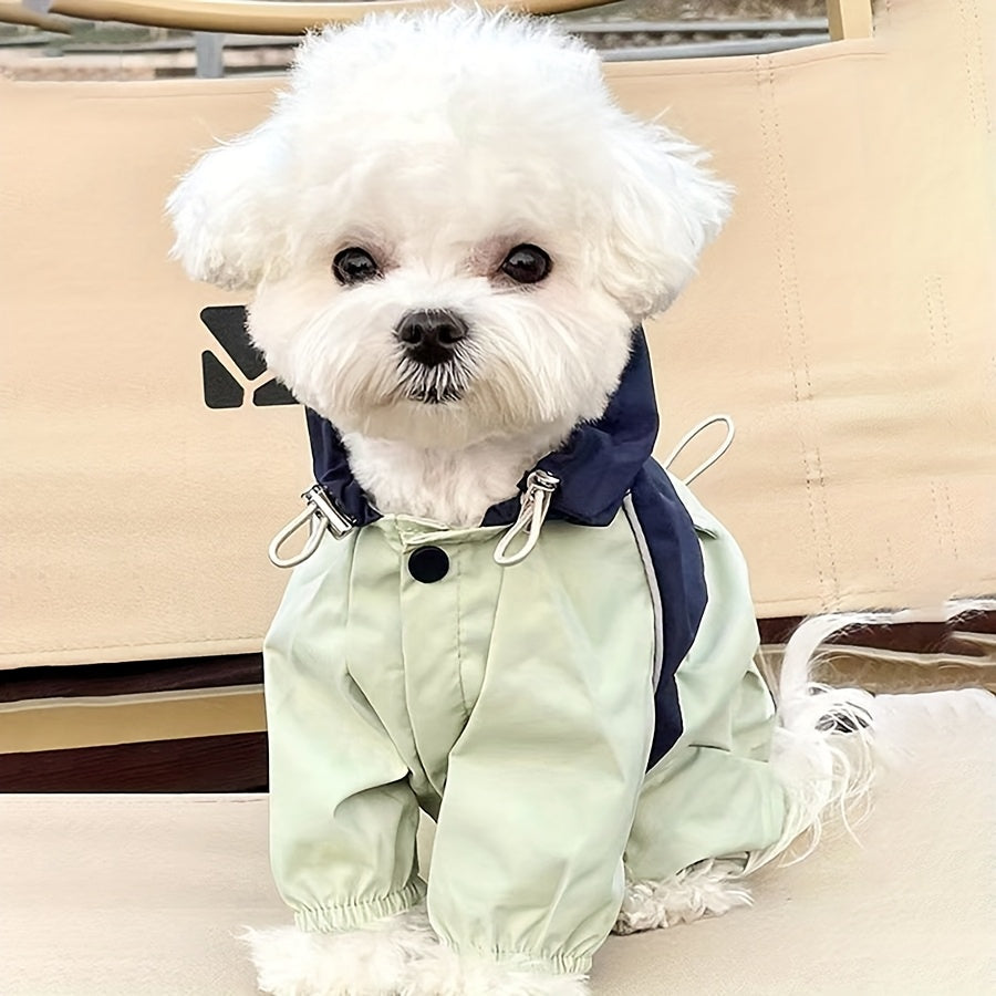 Dog Raincoat - Waterproof Dog Jacket with Hood