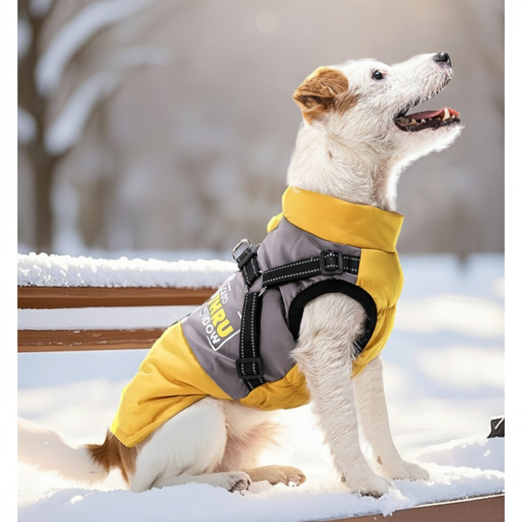 Windproof Dog Winter Jacket - Soft Dog Coat for Cold Weather