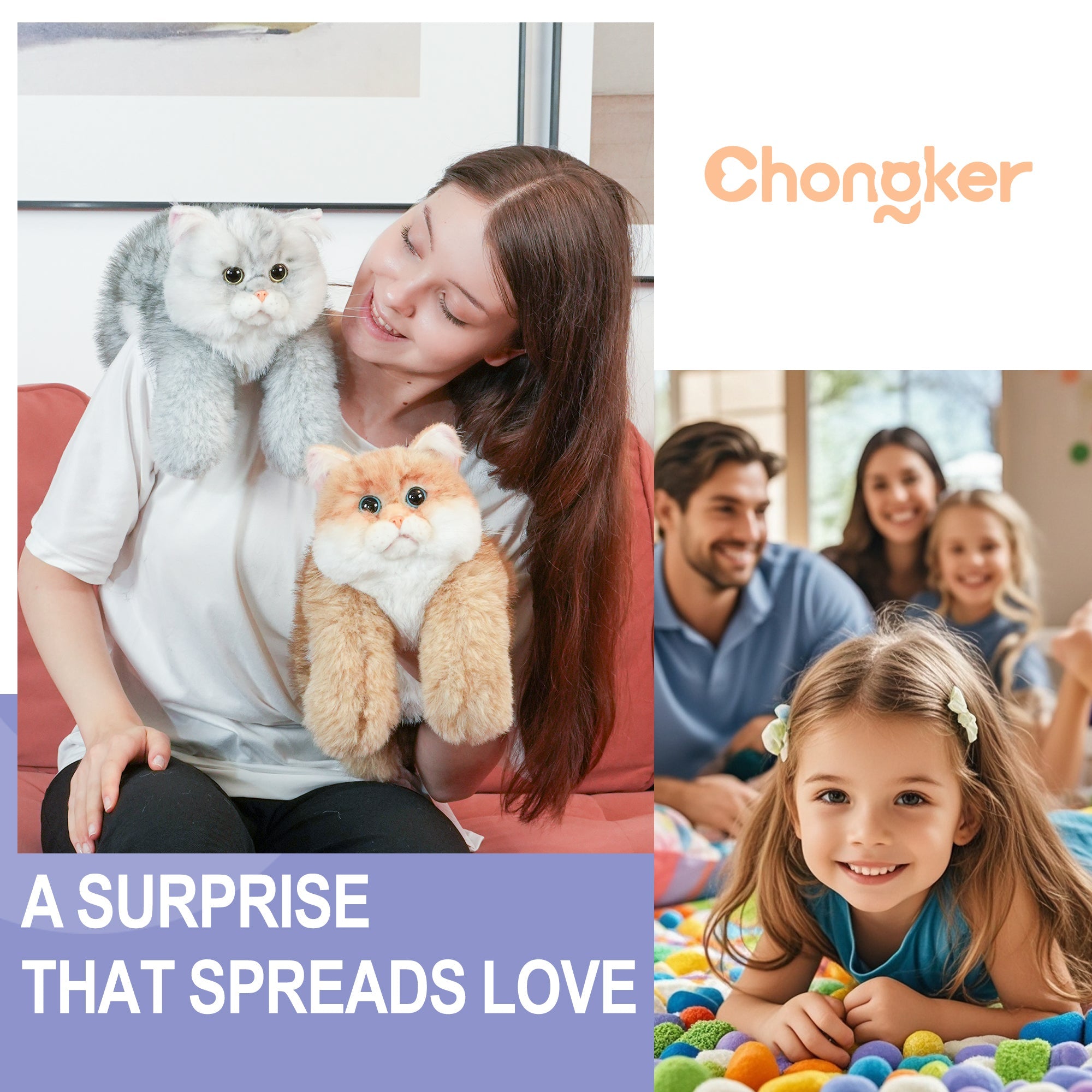 Silver British Shorthair Cat Plush