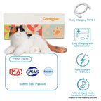 Breathing Calico Percy 2.0- Heartbeat Pur,Voice Robonic Cat