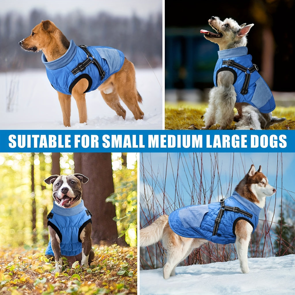 Reflective Dog Jacket - Adjustable Small Medium