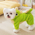 Cute Dog Costumes - Warm Dinosaur Jacket for Small Breeds