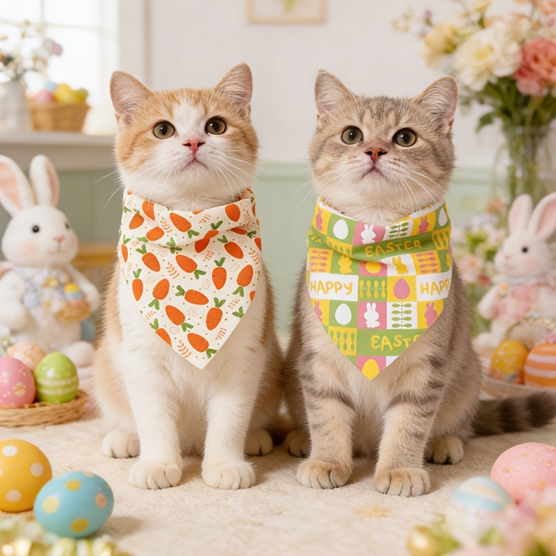 Easter Dog Bandanas - Trendy Easter Design
