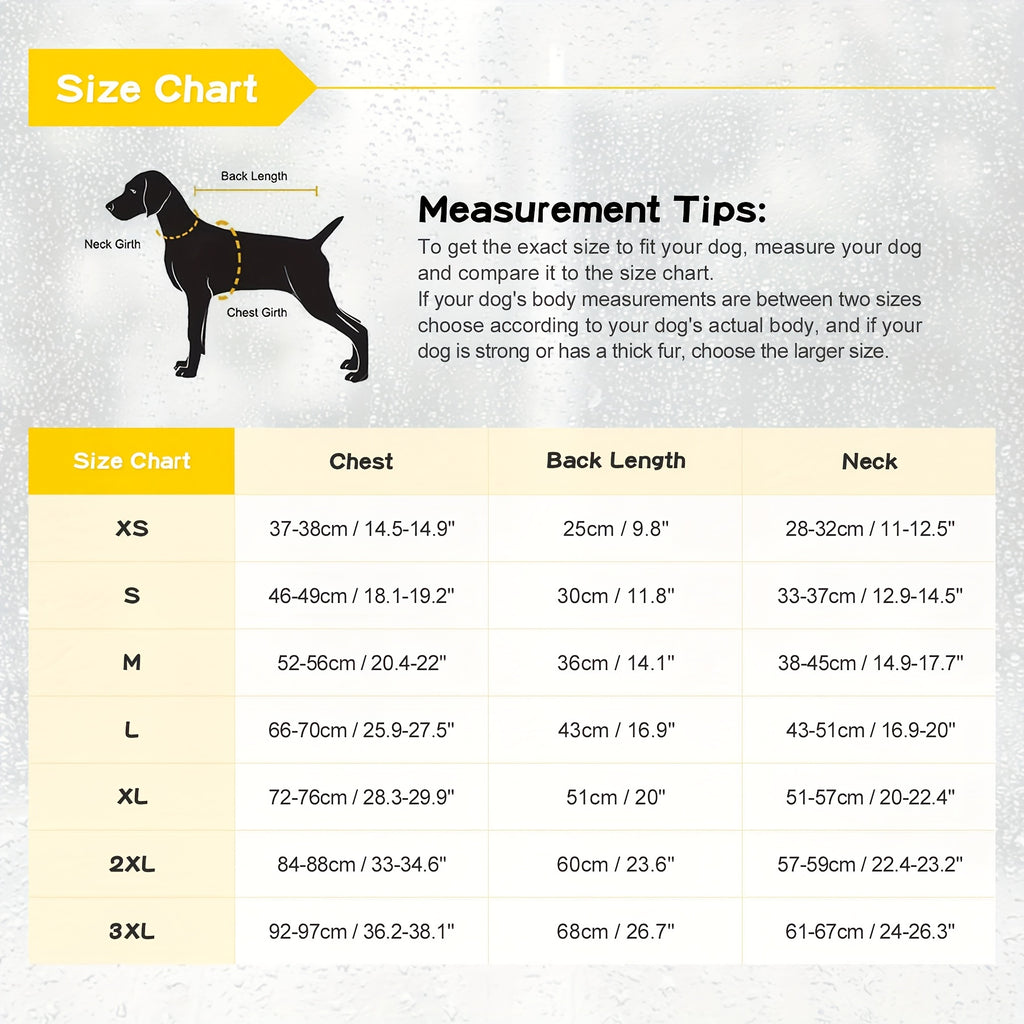 Dog Raincoat - Waterproof Reflective Coat