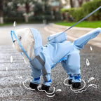 Waterproof Dog Raincoat - Breathable Reflective Coat