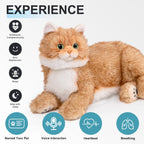 Percy Robot Cat – Interactive Weighted Comfort Toy