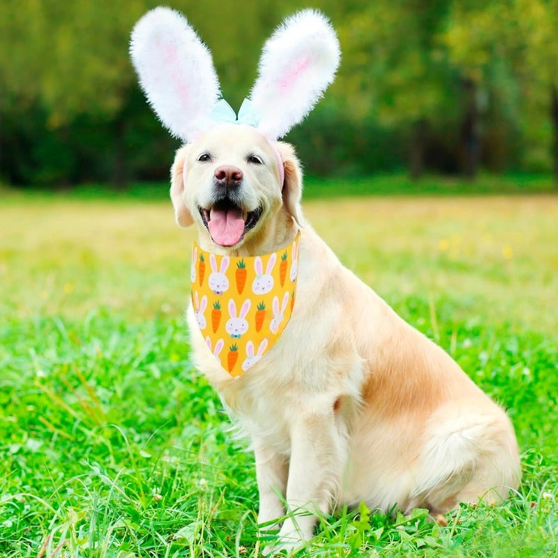 Easter Dog Scarf - Adjustable Collar Easter Patterns
