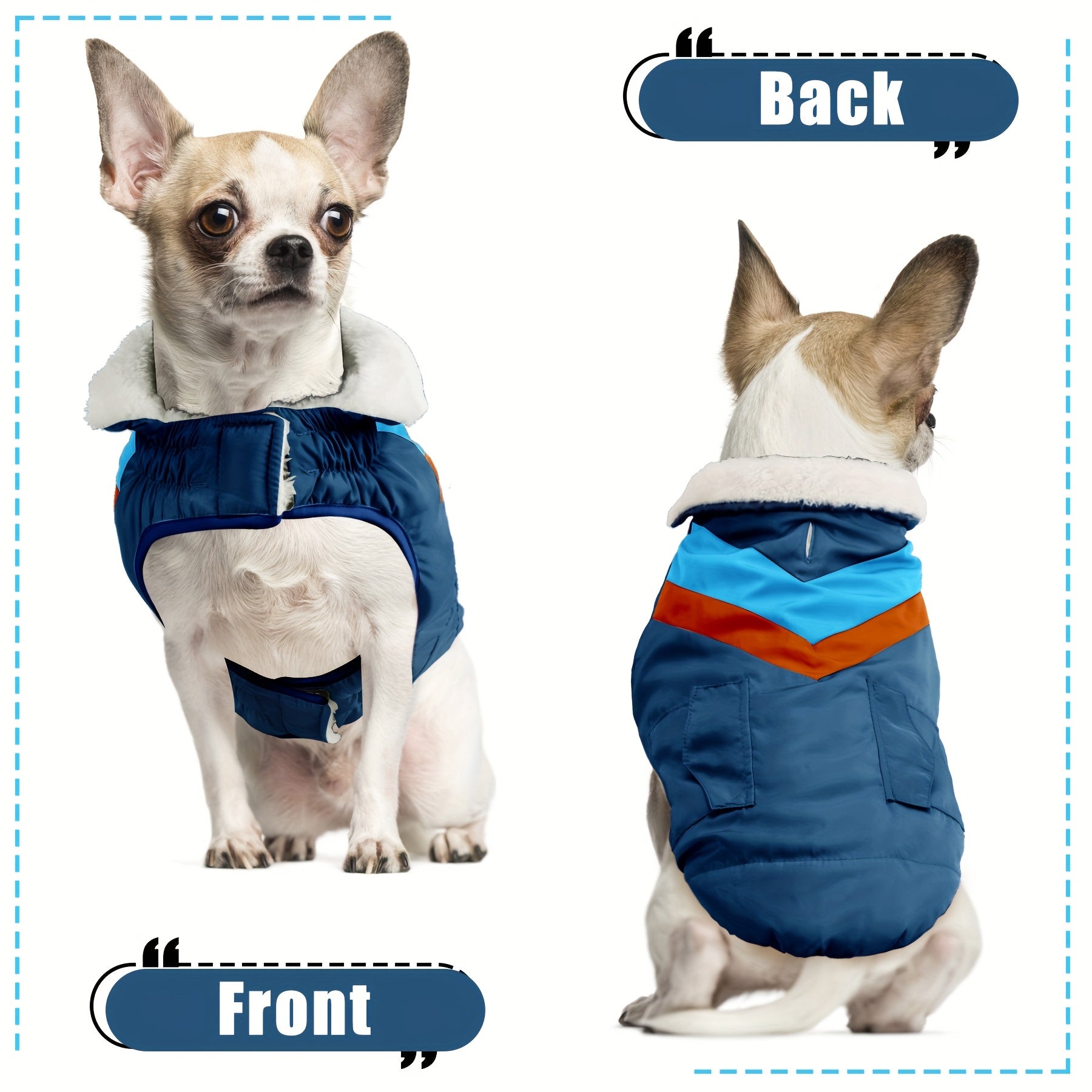 Winter Dog Coat - Heavy-Duty Soft Shell Jacket